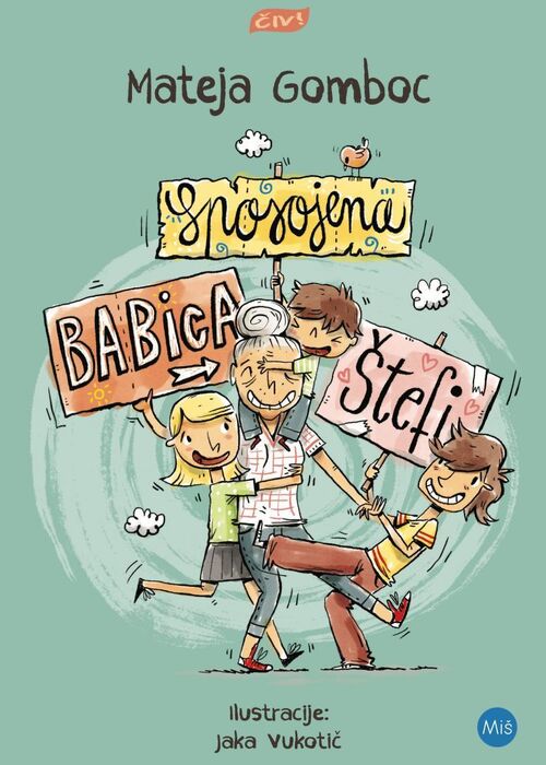 Naslovnica knjige Sposojena babica Štefi